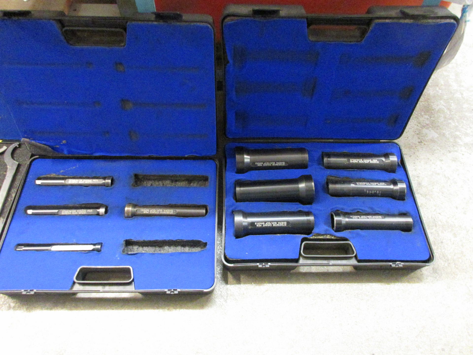 Full and part set of Chiave Par Ghiera Guk/Gup insert keys for locking nut, various sizes