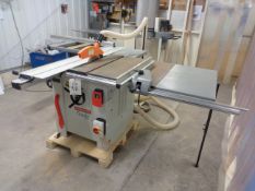 Axminster Trade Series PS315 split table dimension saw serial no. 2017004 (2017) overall length 1600