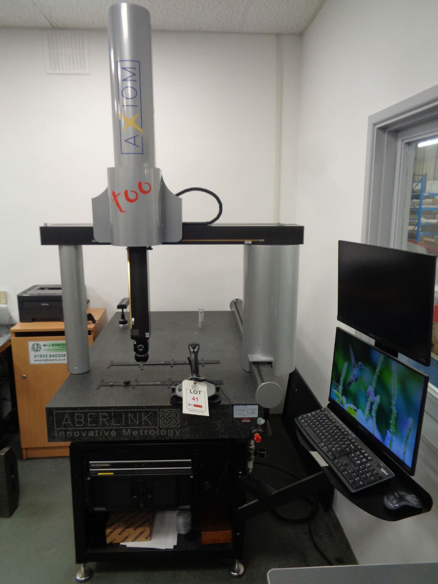 Aberlink Axiom T00 CNC Coordinate measuring machine serial no. 15350 (2020) size 1200mm, Renishaw - Image 2 of 7