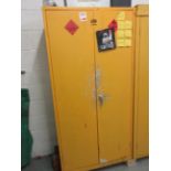 Metal 2 door flammable cupboard