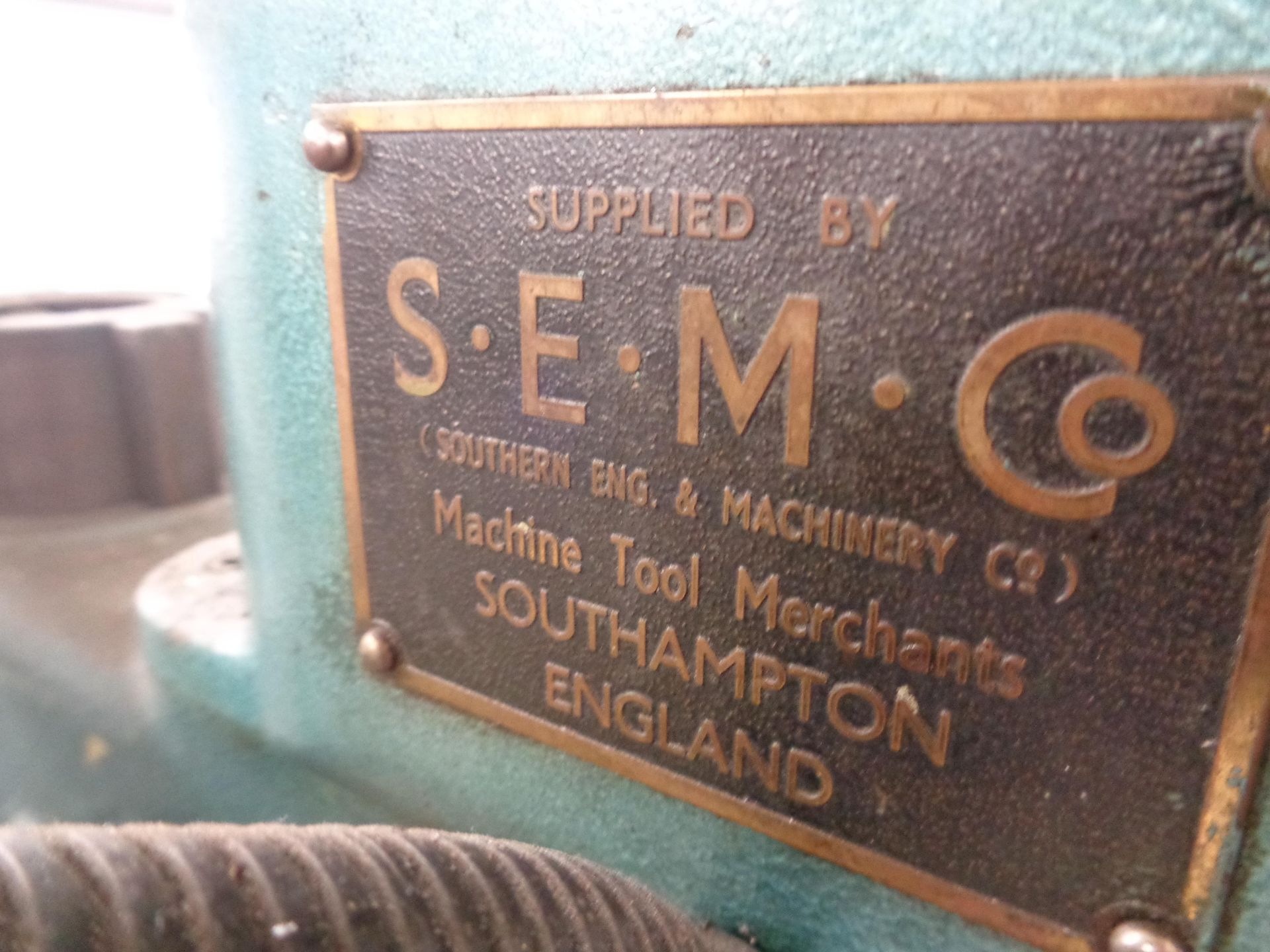 S.E.M.Co AB Arbogan Mushiner B/1304 bench top high speed drill serial no. 144780 - Image 3 of 5