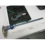 Insize digital outside micrometer, 0-25mm, 1 x MW Digitronic calipers
