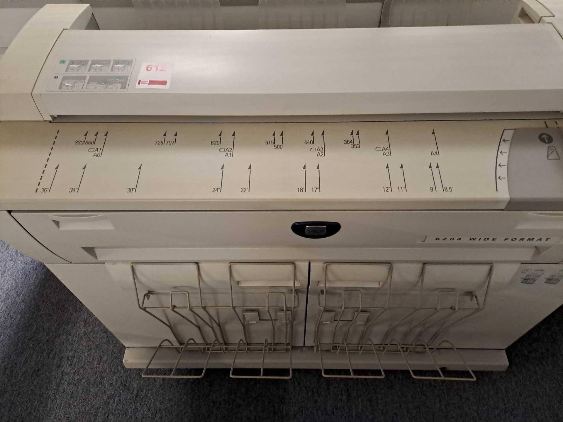 Xerox 6204 wide format A4-A1 printer, 240v - Image 5 of 6