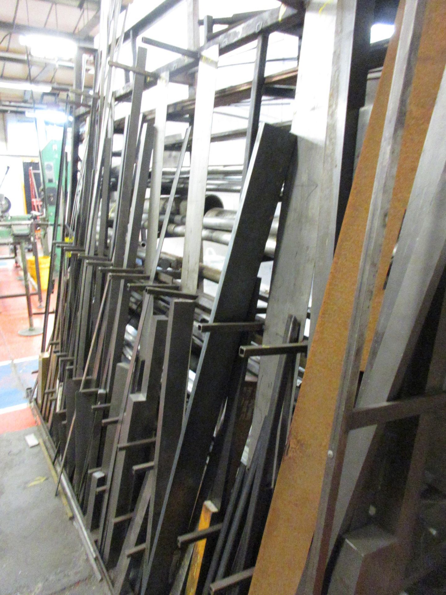 Quantity of assorted steel stock inlcuding angle, bar, flat, box, etc. - Image 7 of 12