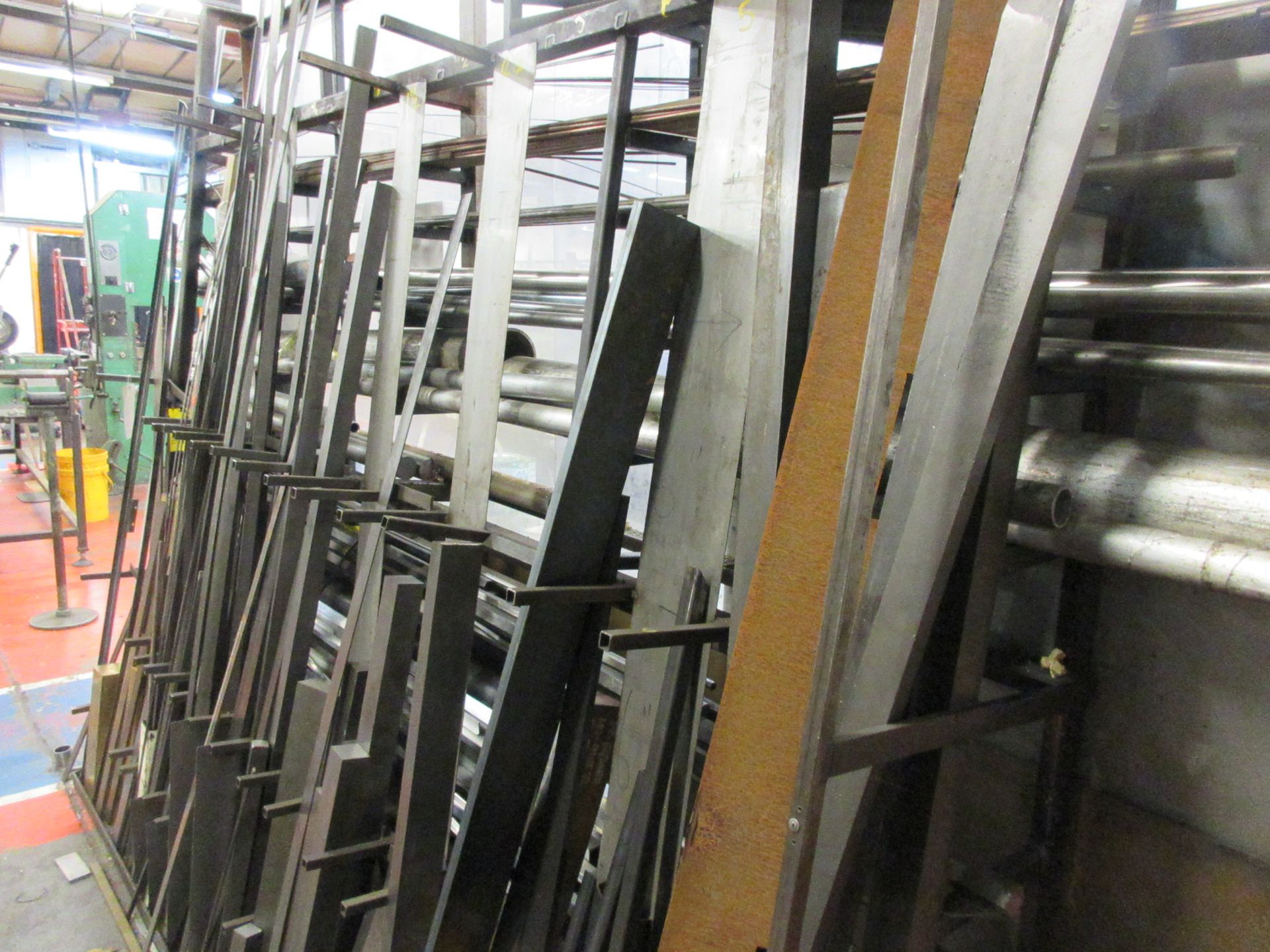 Quantity of assorted steel stock inlcuding angle, bar, flat, box, etc. - Image 8 of 12