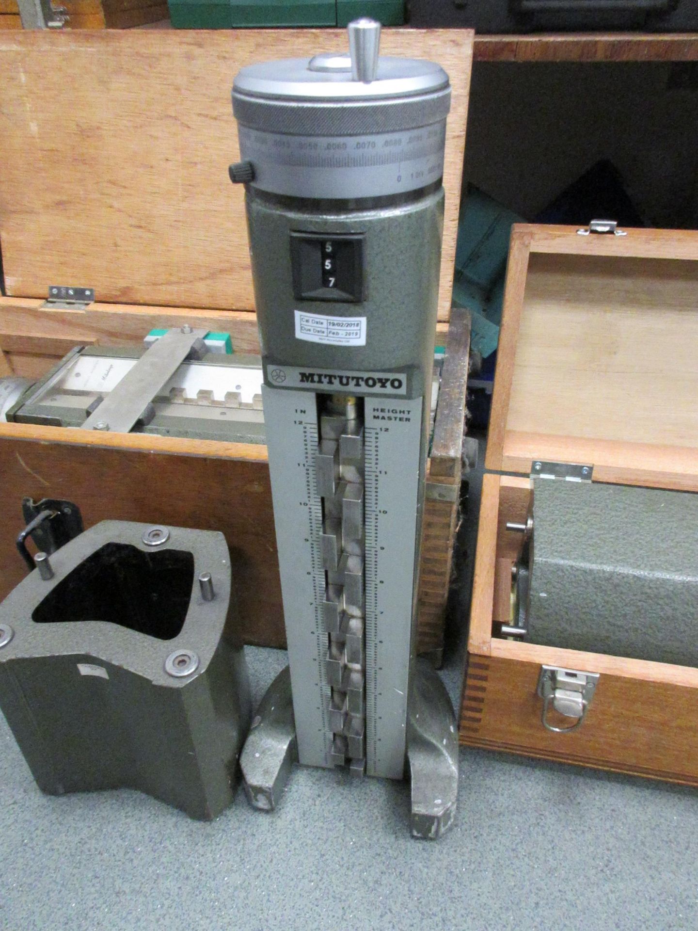 Two Mitutoyo height masters, riser block, etc. - Image 3 of 4