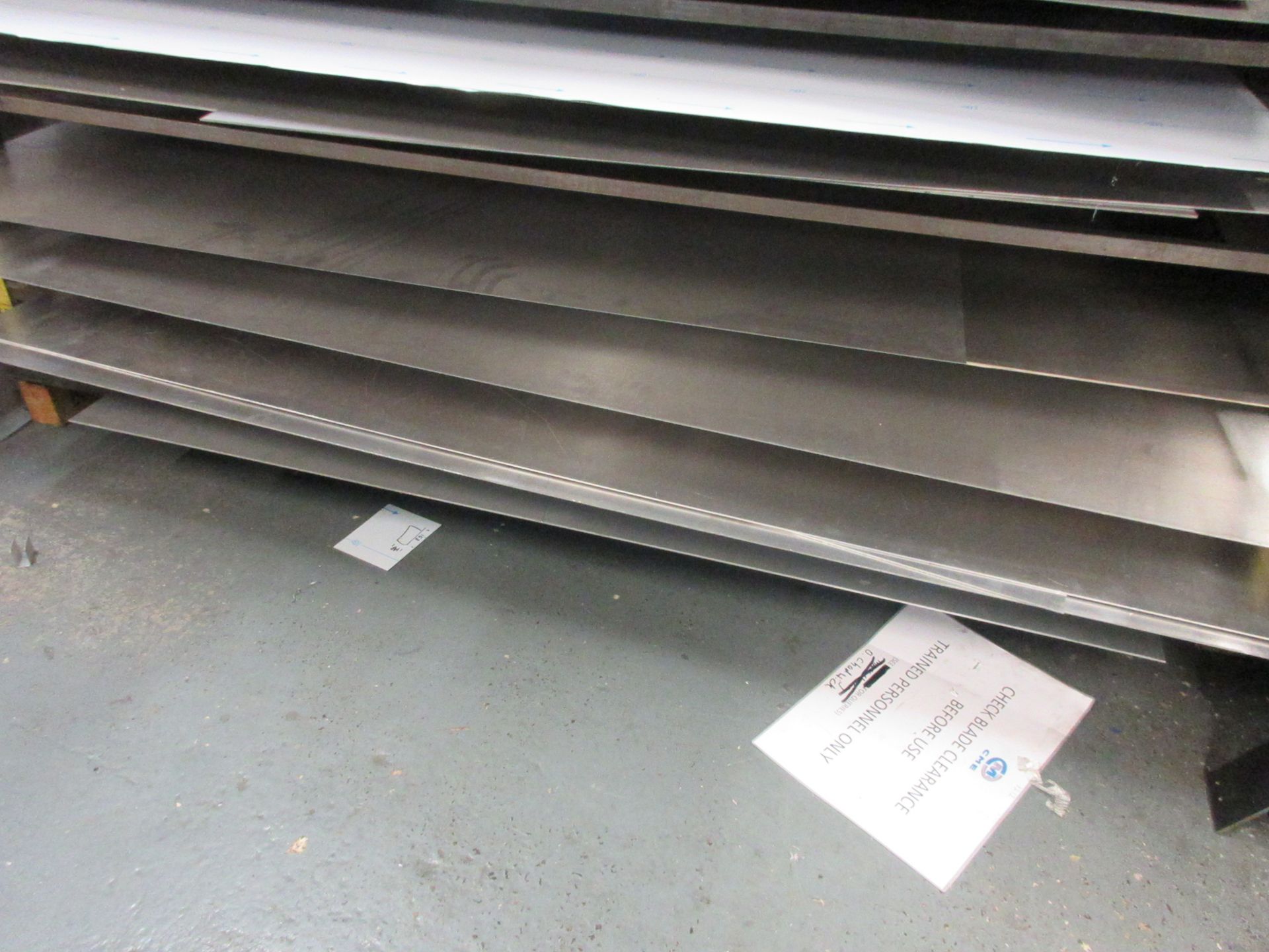 Quantity of assorted plate including aluminium, stainless steel, mild steel, mesh, offcuts etc., - Image 2 of 10