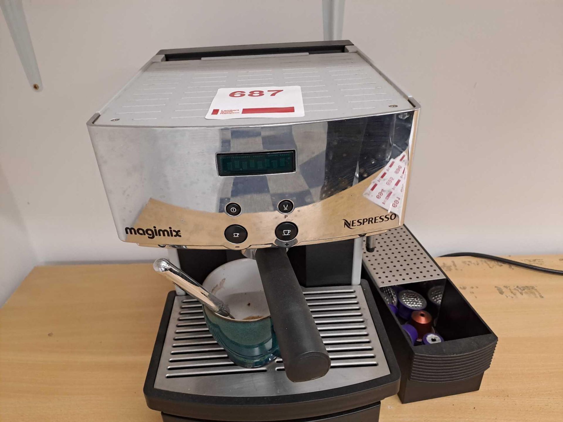 Nespresso Magimix 240v coffee machine - Image 2 of 3