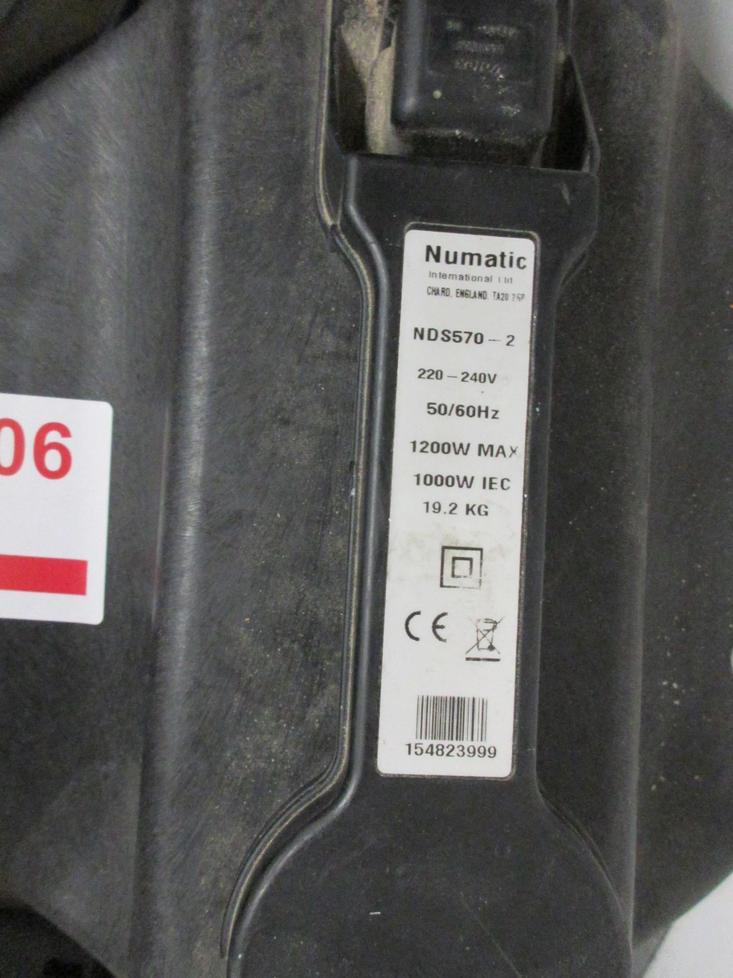 Numatic ND5570-2 industrial vacuum, 1200W, 240v - Bild 2 aus 3