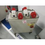 Mobile power supply unit (ref. box no. 10), 30 MA rcd fitted, serial no. 01387