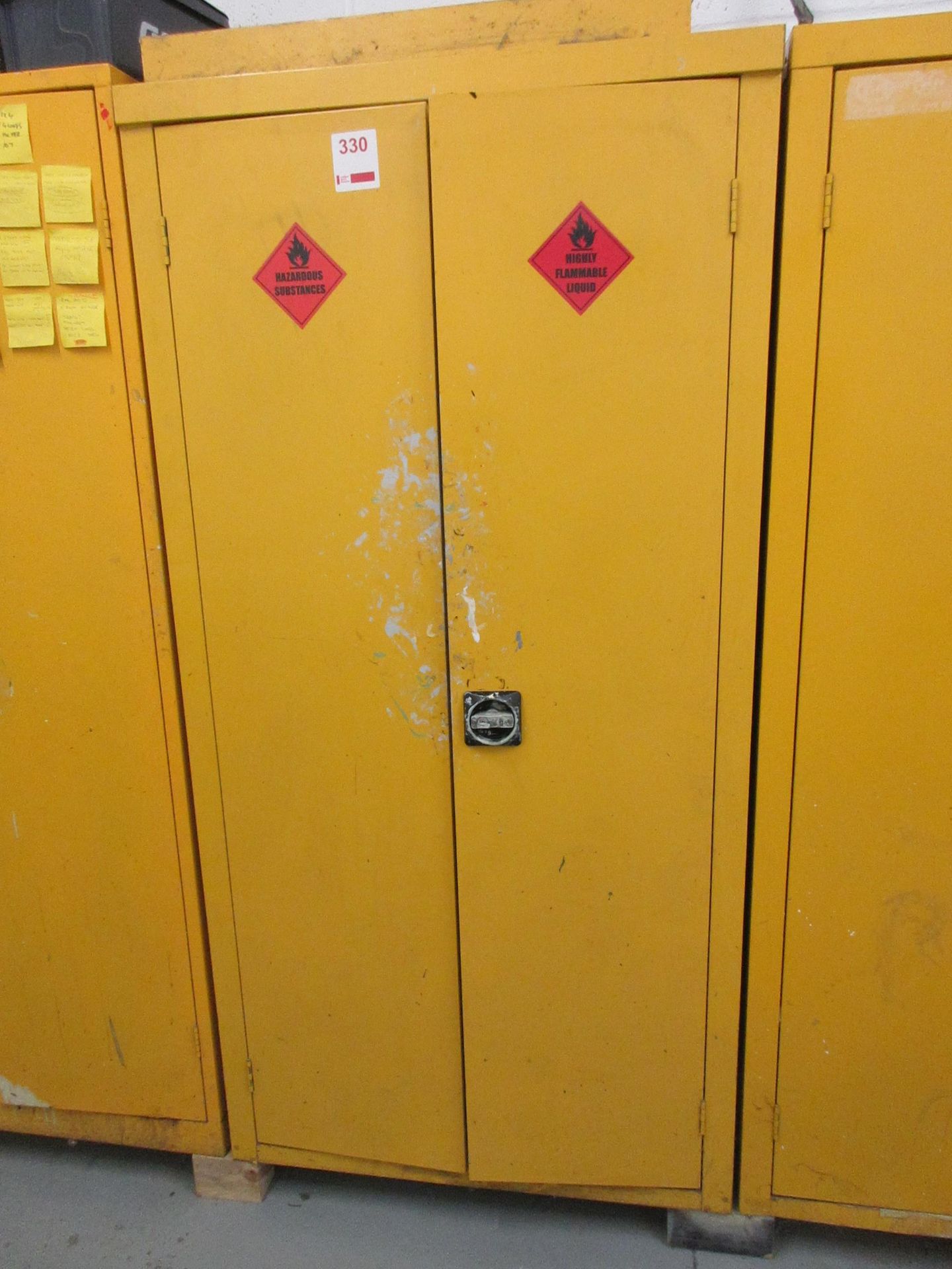 Metal 2 door flammable cupboard