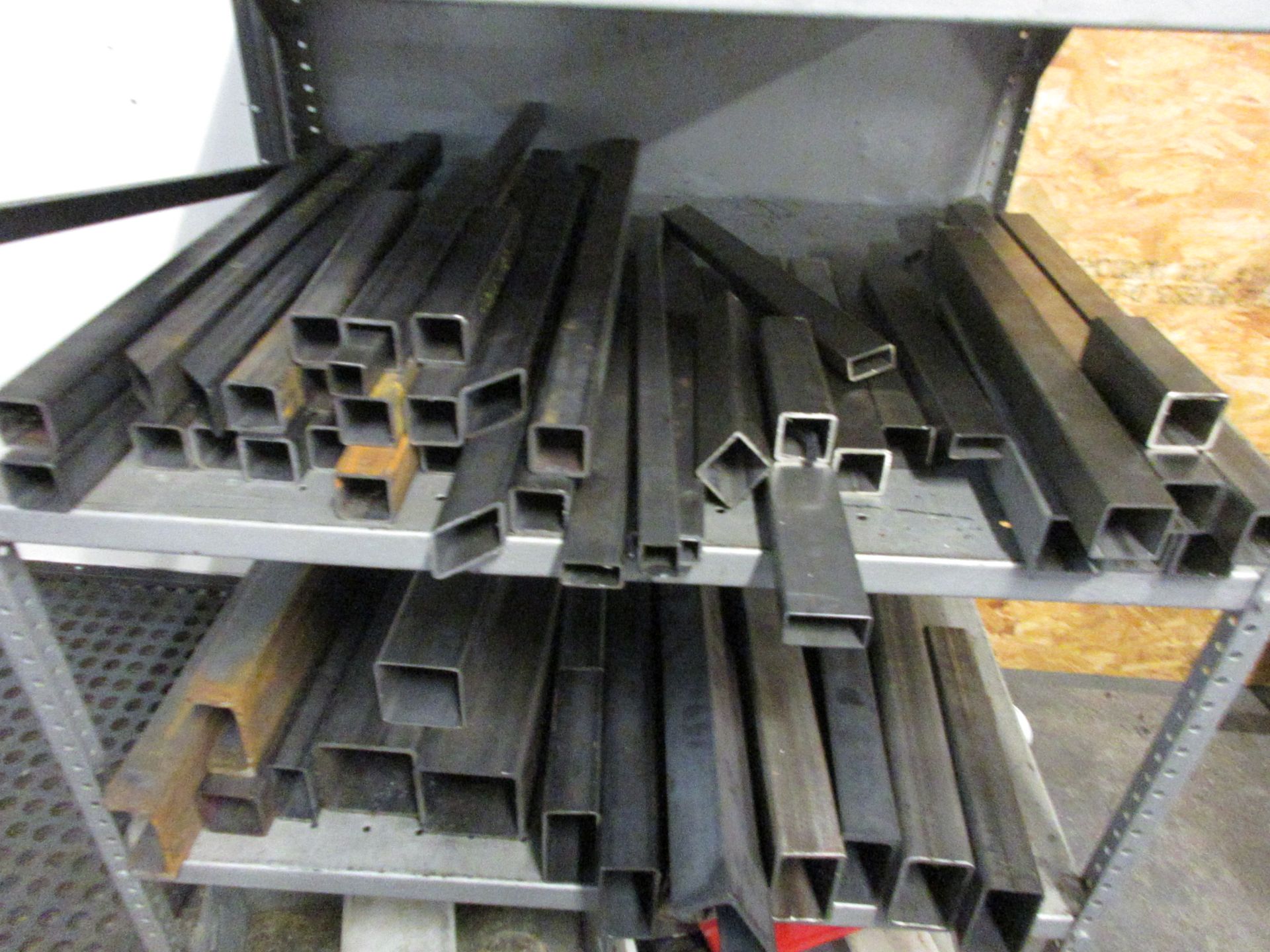 Quantity of assorted steel stock inlcuding angle, bar, flat, box, etc. - Image 11 of 12