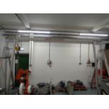Reid Lifting Ltd P-GAGF2000T-4570 mobile gantry crane, with 2 ton chain block serial no. 09016861 (
