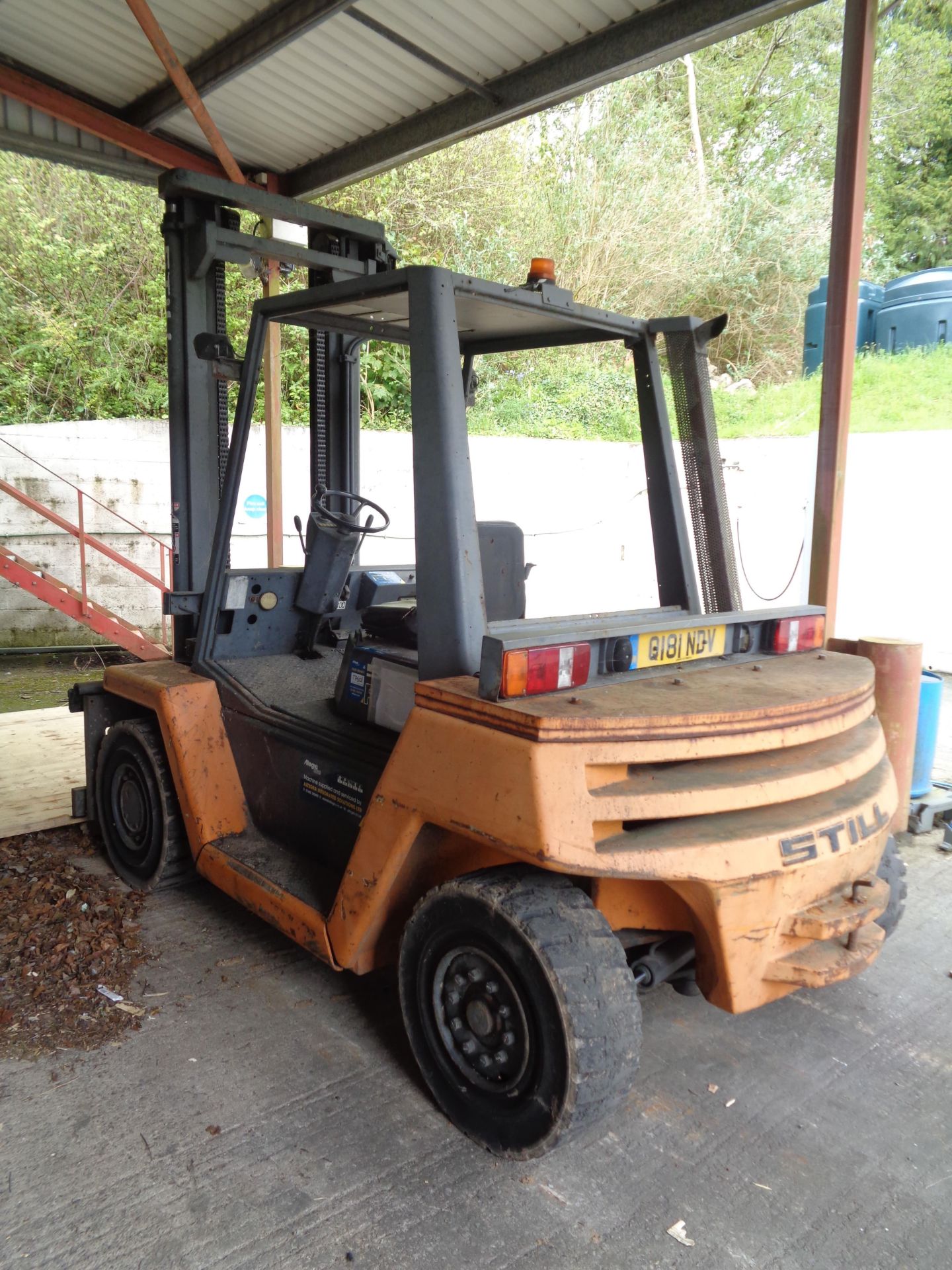 Still R70-60 diesel duplex mast forklift truck with side shift serial no. 70440003 (1989) capacity - Image 3 of 7