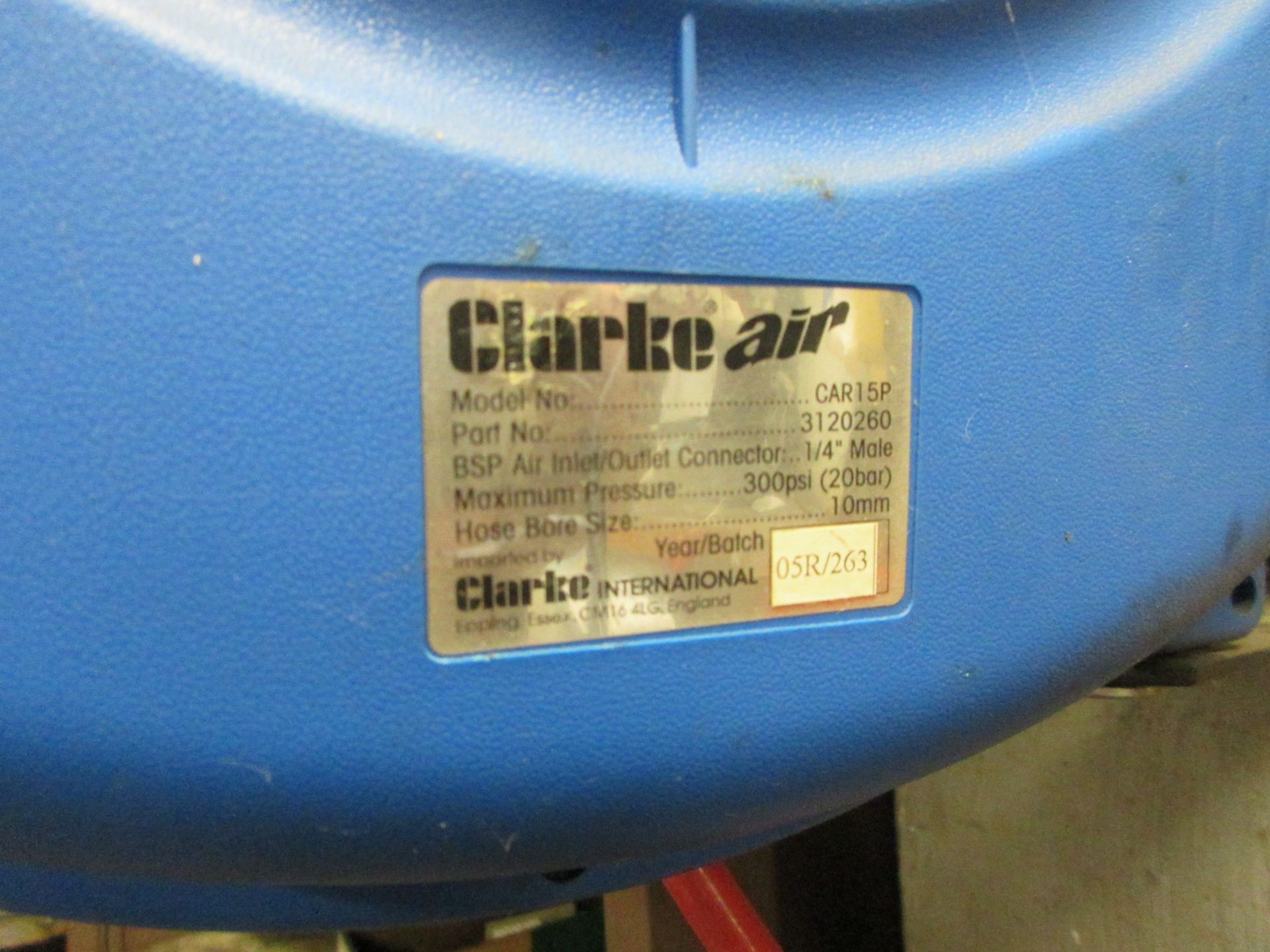 Clarke Air wall mounted rectractable reeled air line, model CAR15P - Image 2 of 3