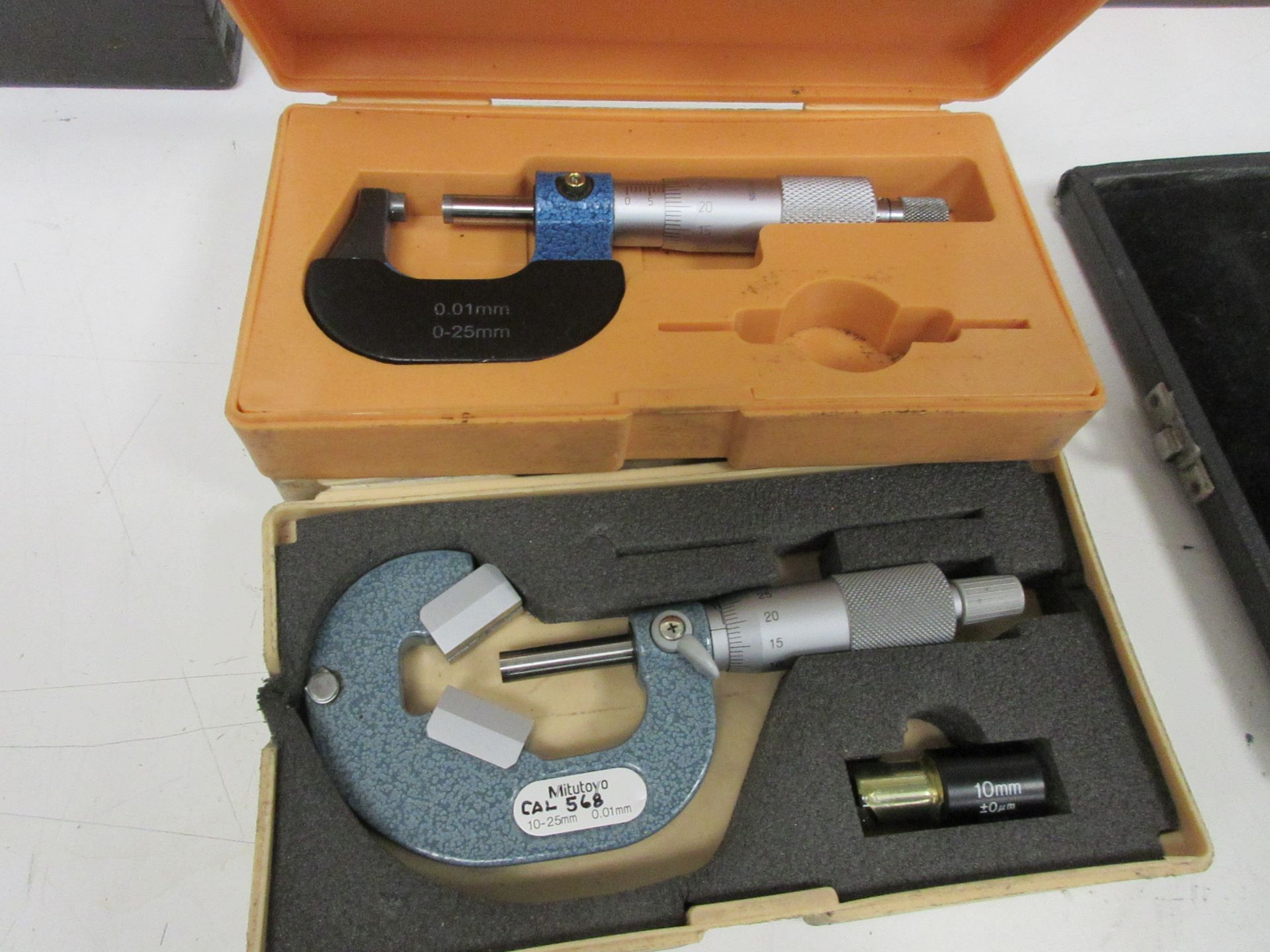 Two assorted micrometers