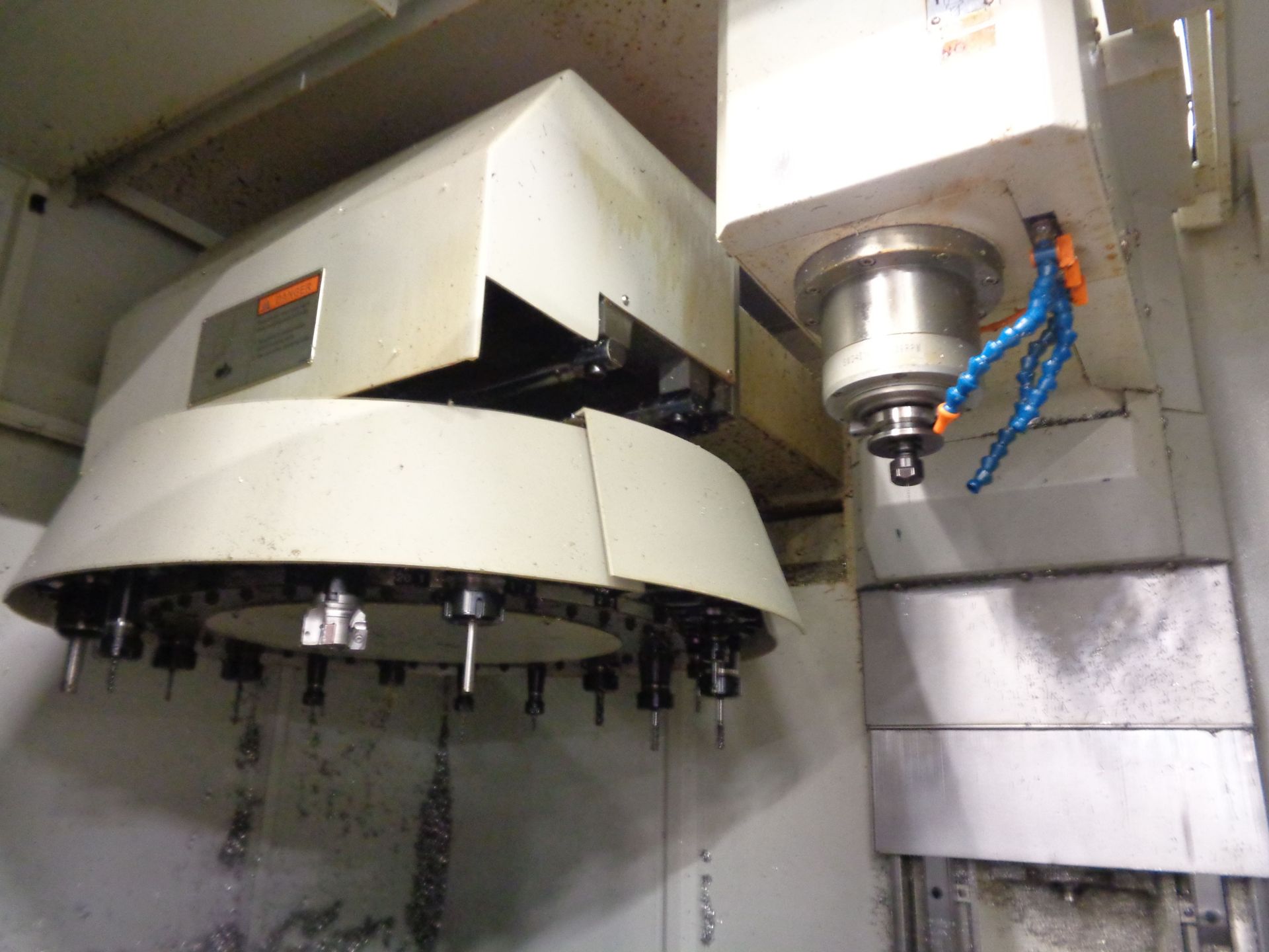 XYZ 750 LR CNC vertical machining centre serial no. SMA10102 (2017), 20 ATC table size 830 x - Image 9 of 10