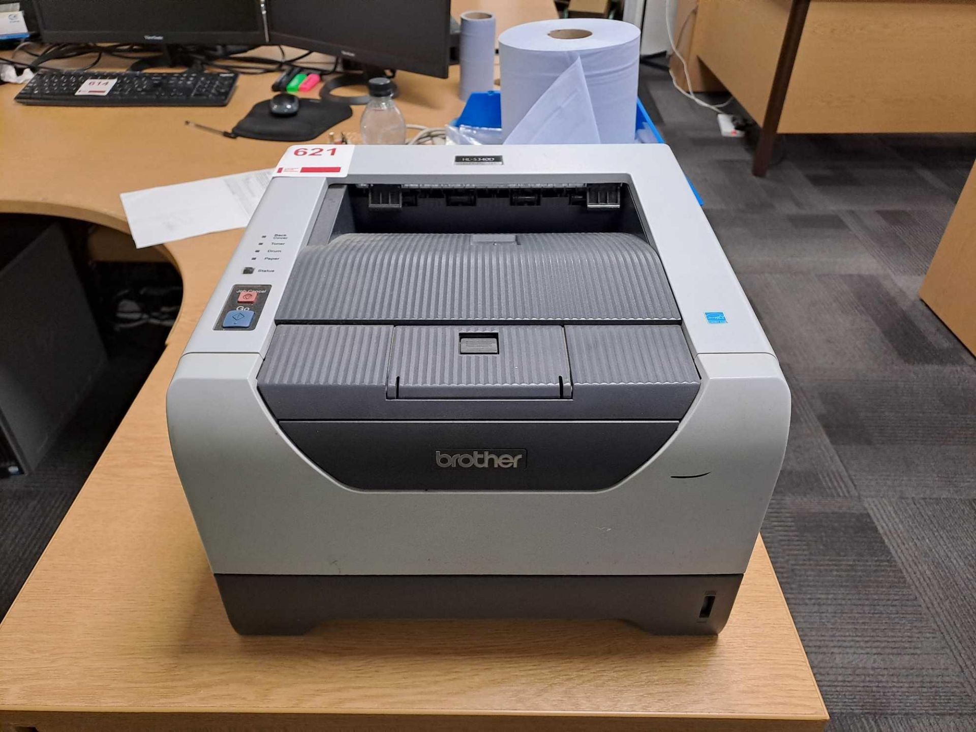 Brother HL-5340D laser printer, 240v