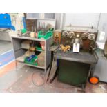 Delapena Auto Speed Hone horizontal honing machine with assorted tooling, serial no. 255224 A work