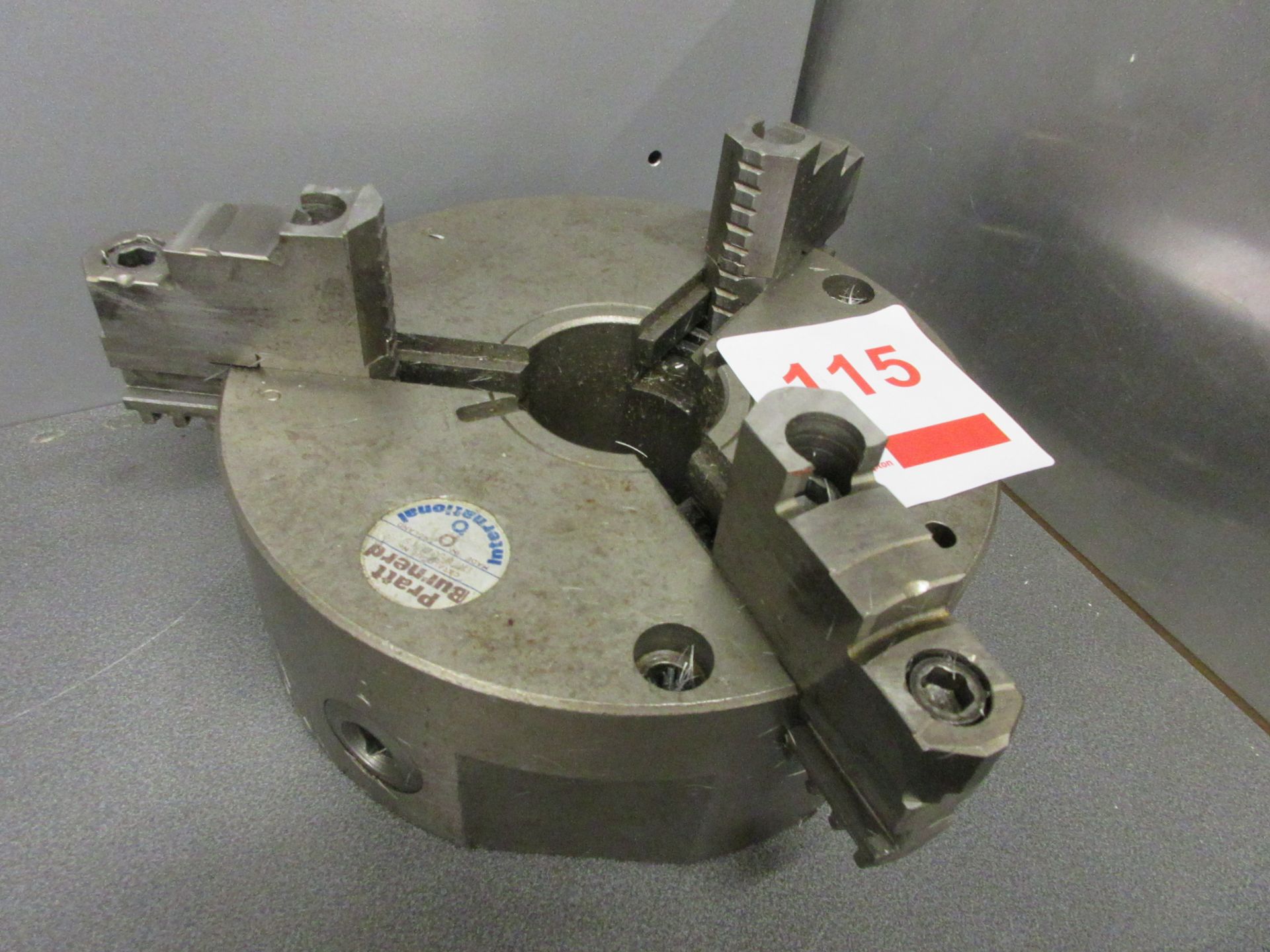 Pratt Burnerd 3 jaw chuck, 8" diameter