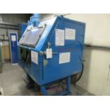 Vantage shot blast cabinet with Franklin & Bell recycling unit, serial no. FBS 016 (1997) and DCE