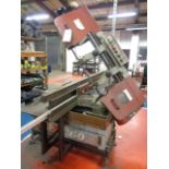 XYZ 260 10" metal horizontal bandsaw, model UE-250A serial no. 02012473 (2002) A work Method