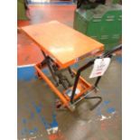 Tachie Store Lifting Equipment TF30 mobile scissor lift serial no. 18072049/006 (2018) NB: This item