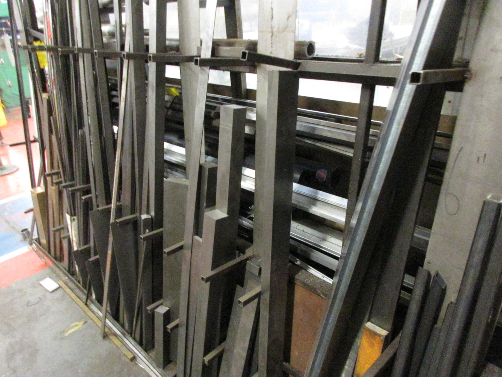 Quantity of assorted steel stock inlcuding angle, bar, flat, box, etc. - Image 9 of 12