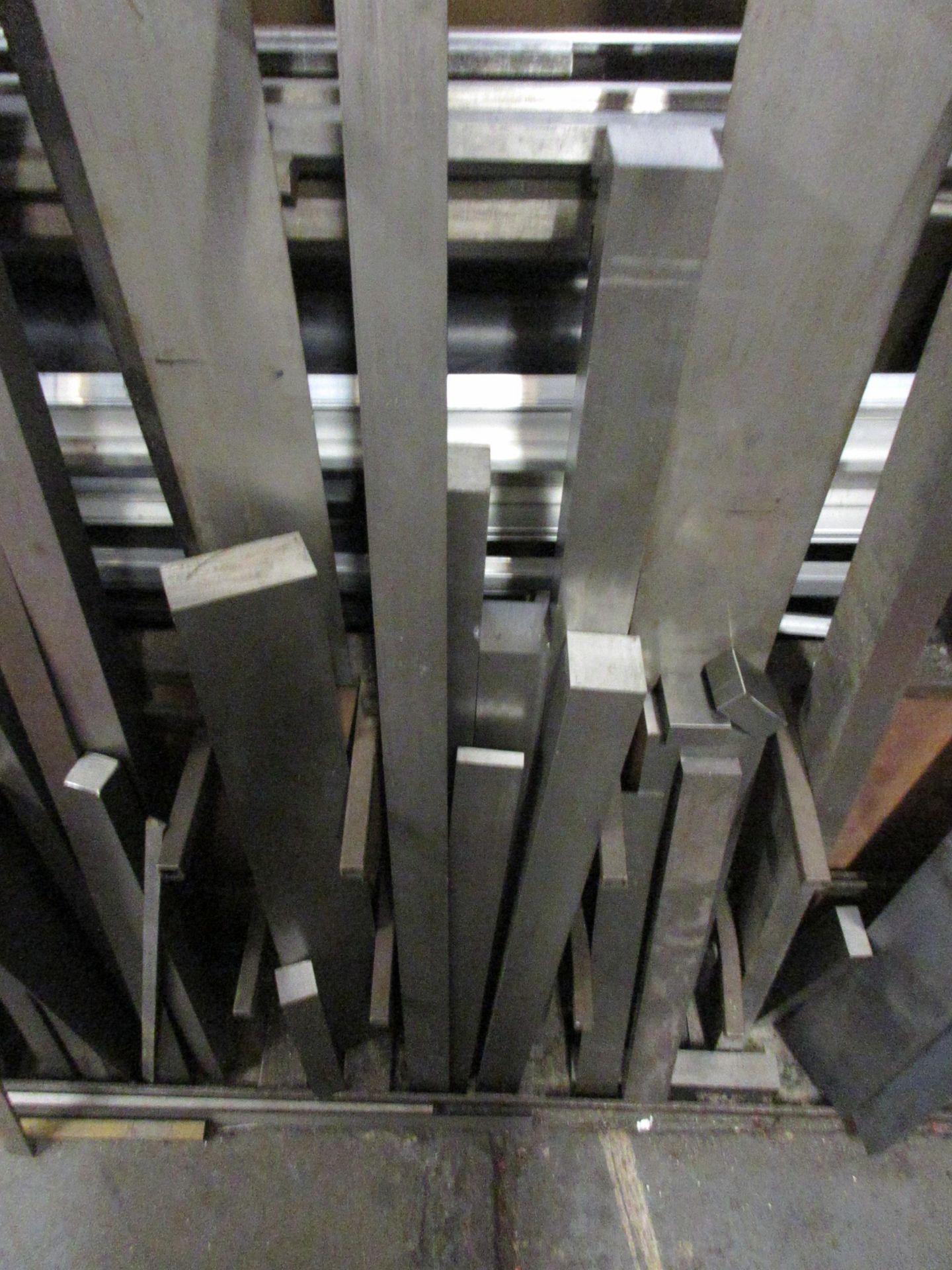 Quantity of assorted steel stock inlcuding angle, bar, flat, box, etc. - Image 6 of 12