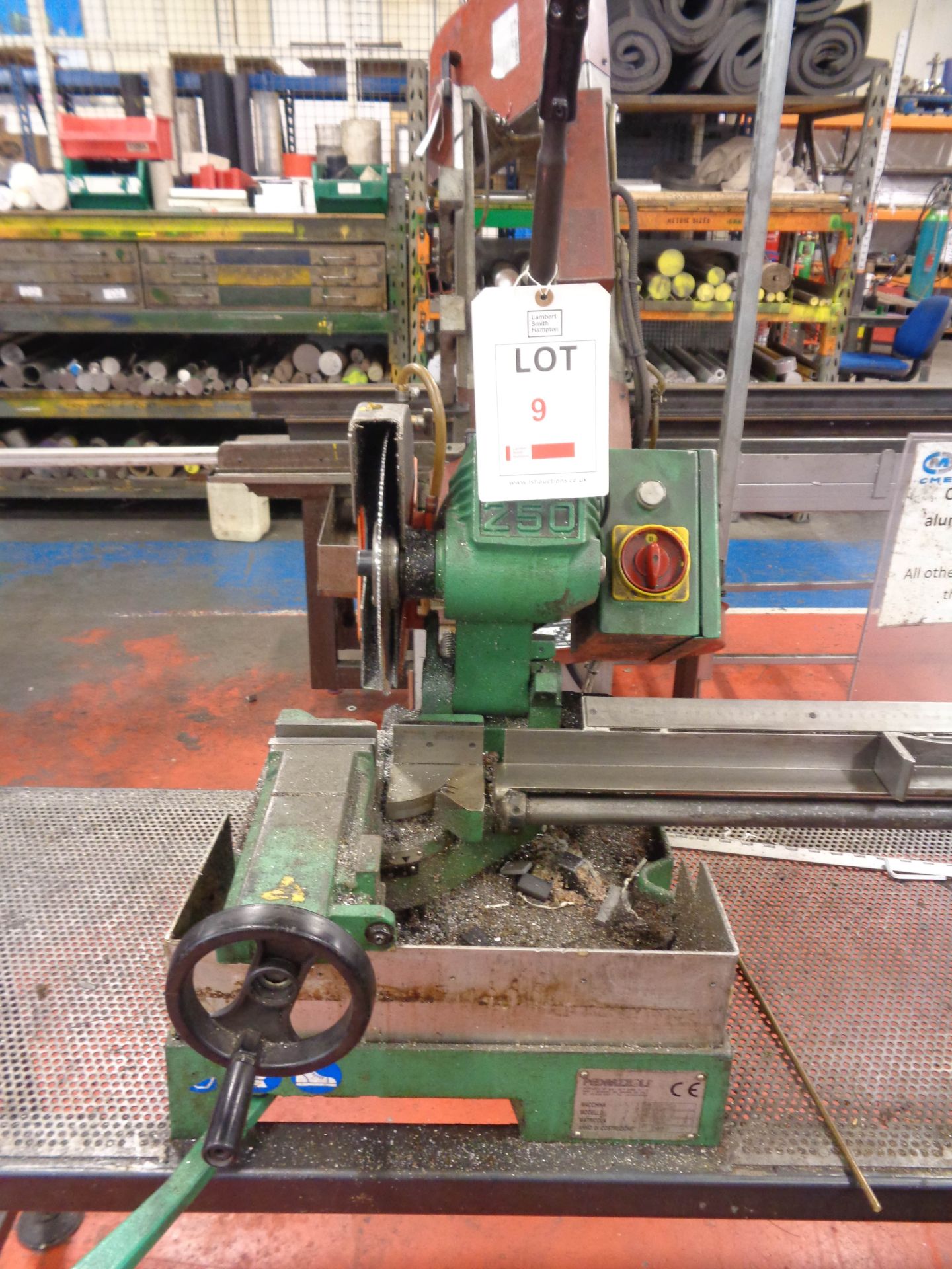 Pedrazzoli Brown 250 pull down cut off saw serial no. 59397 (2009) - Image 2 of 5