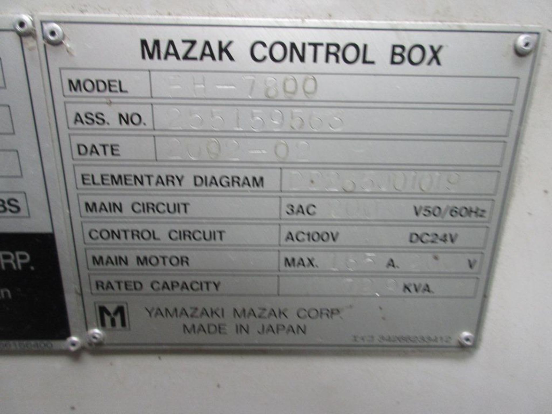 Mazak Mazatech FH-7800 5 pallet CNC horizontal machining centre (2002) - Image 7 of 25