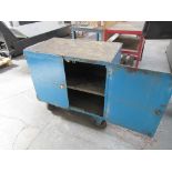 Metal 2 door tool cabinet, 900 x 530mm