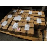 Pallet of assorted boxed scrap dies, approx weight 460kg