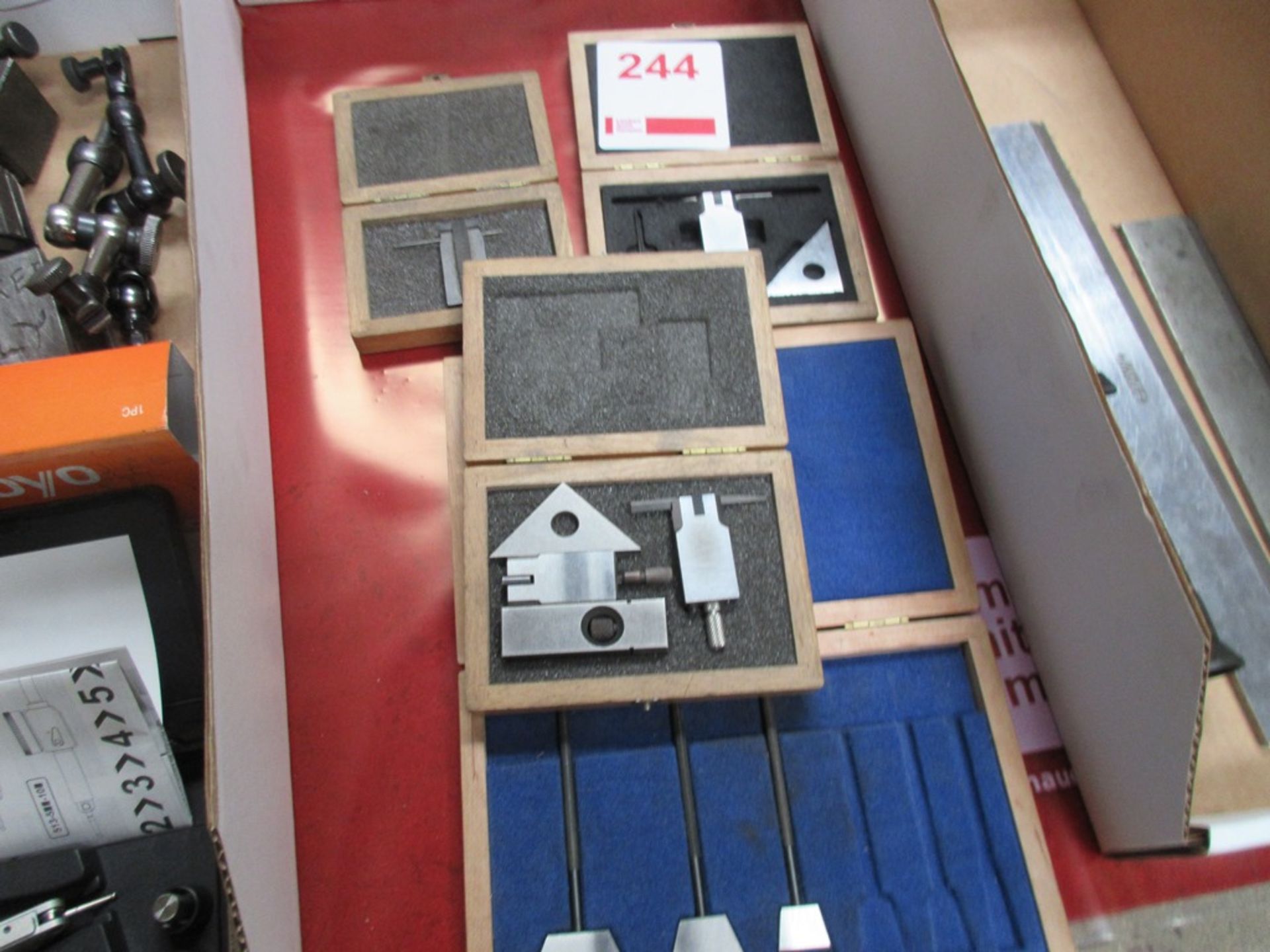 Assorted toolmaker square sets