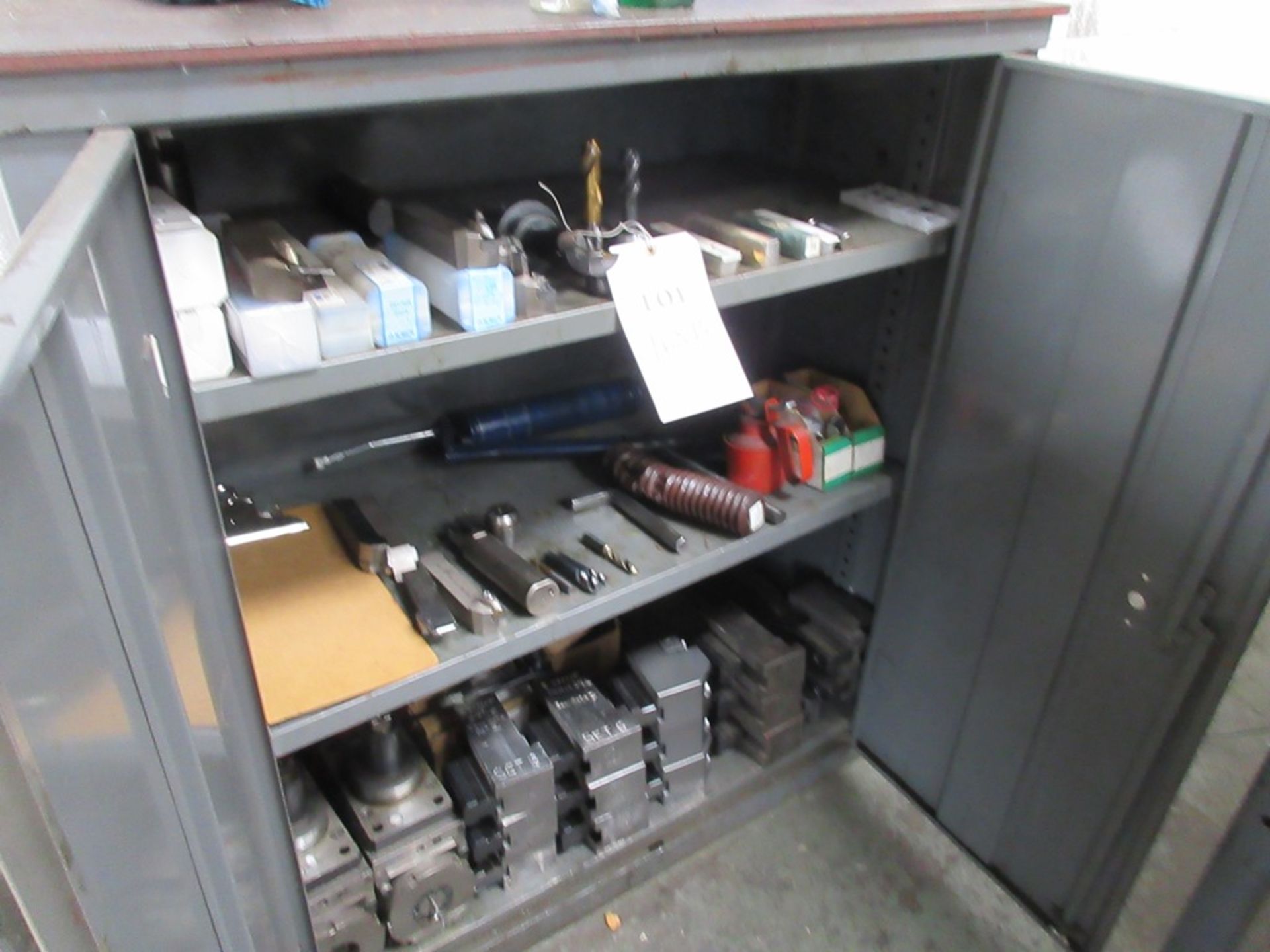 Assorted spares including tooling, jaws, face plate, holders, etc.