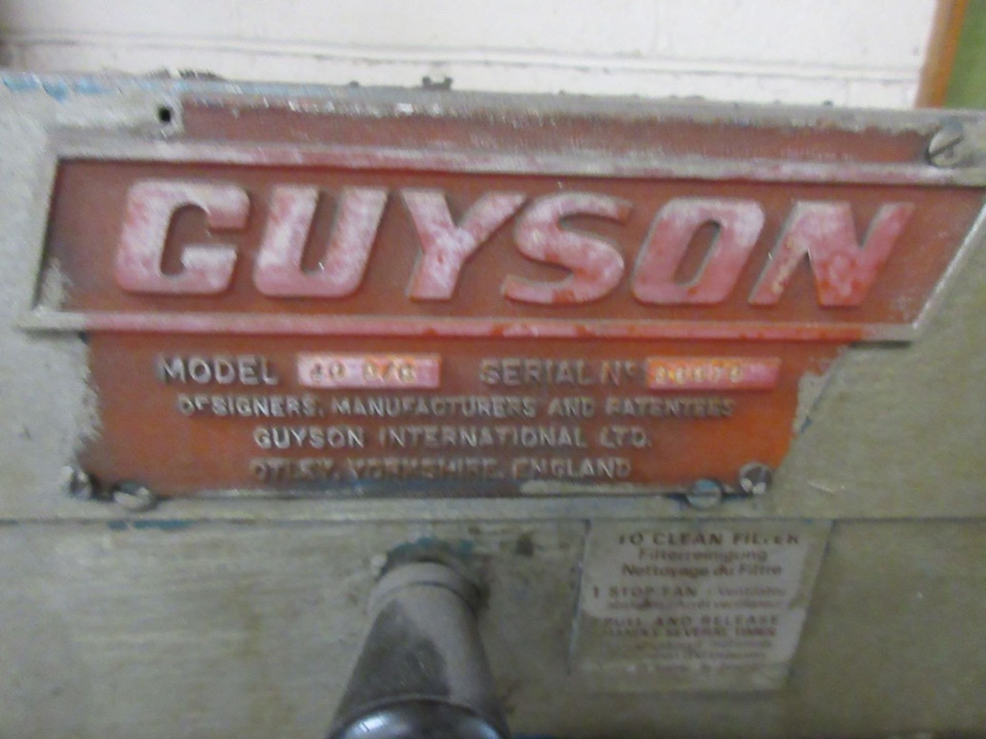 Guyson DBH6/40 Blast cleaning cabinet - Image 5 of 6