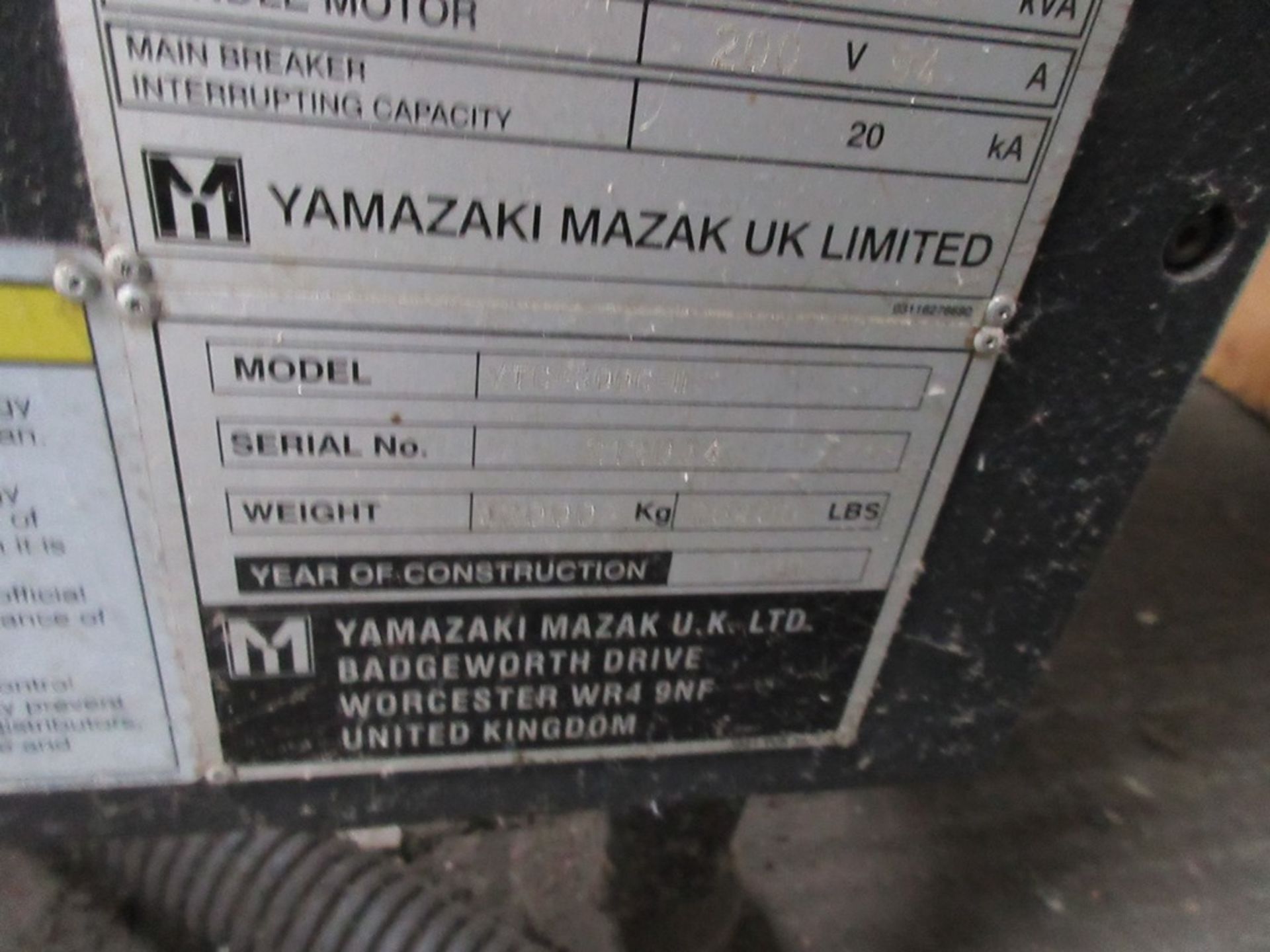 Mazak VTC-300C II CNC vertical machining centre (2009) - Image 8 of 13