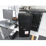 Server system comprising of Dell Power Edge T320, AMD FX, HP Proliant DL360 Genlo hard drives, APC