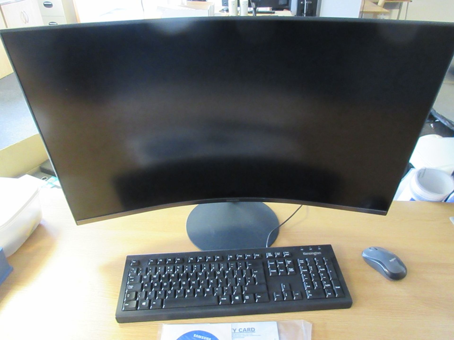 Dell Core i5 Computer system with Samsung curved screen, keyboard, mouse - Image 2 of 3