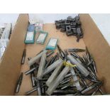 Assorted drill bits, inserts etc.