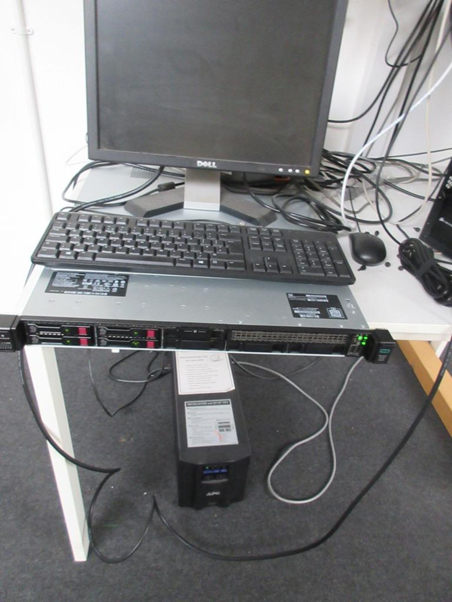 Server system comprising of Dell Power Edge T320, AMD FX, HP Proliant DL360 Genlo hard drives, APC - Image 3 of 5