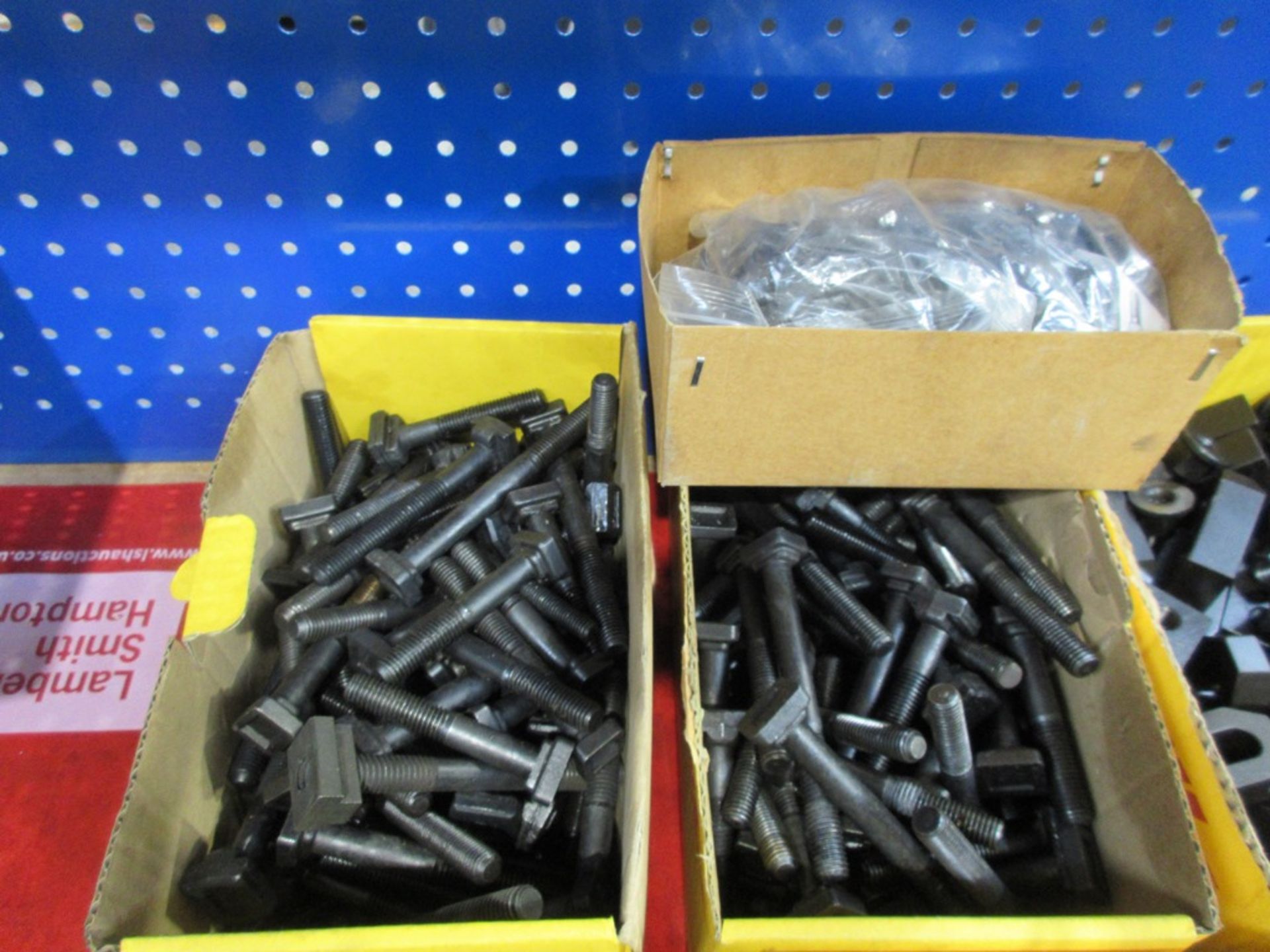 Seven boxes of assorted nuts, bolts & clamps - Image 4 of 7