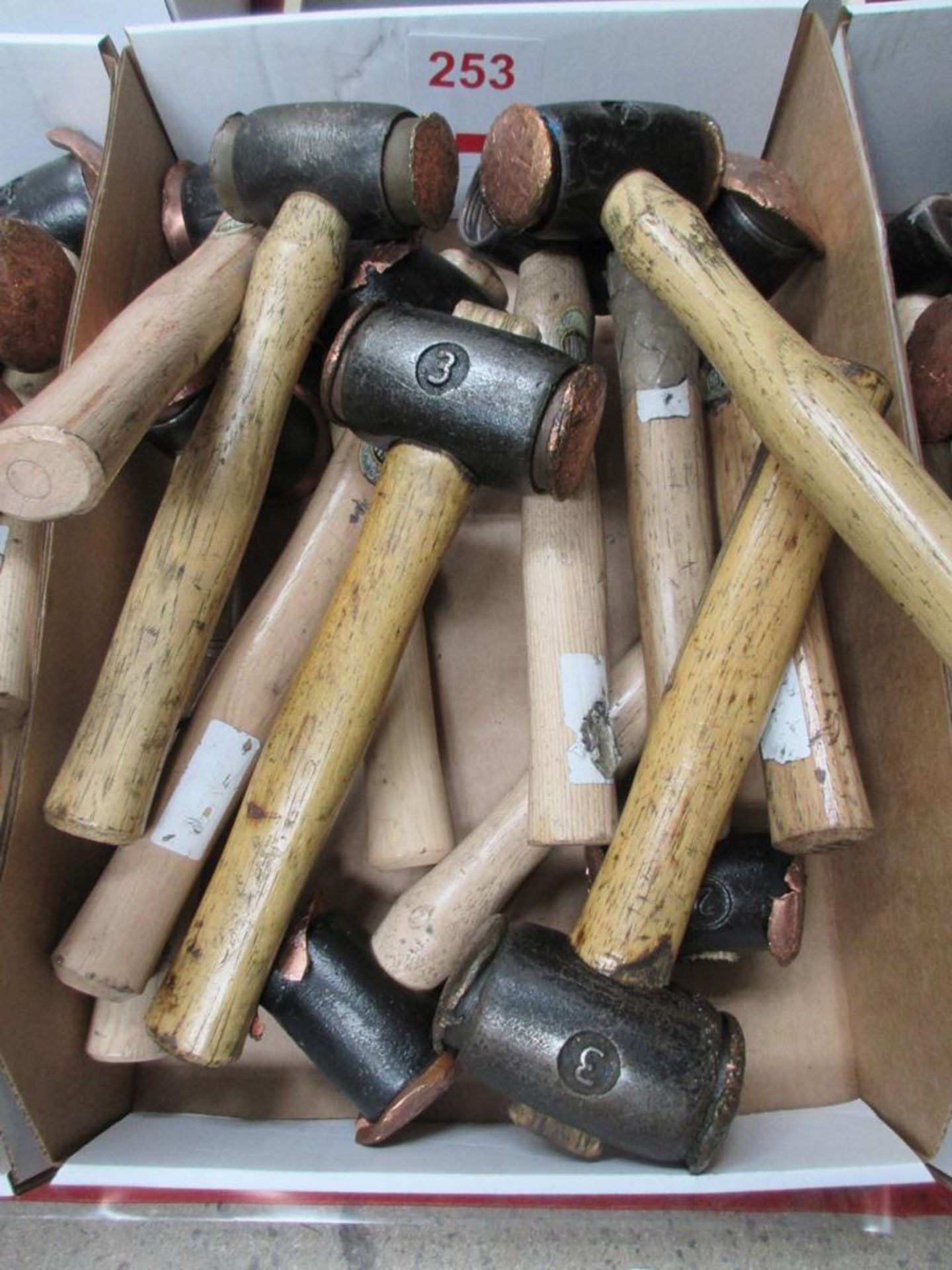 Quantity of assorted copper mallets