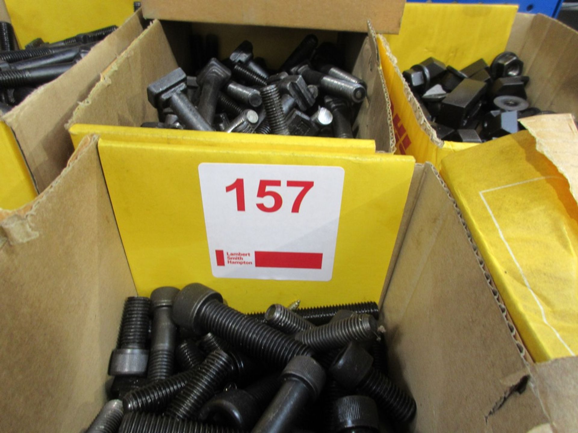 Seven boxes of assorted nuts, bolts & clamps - Image 2 of 7