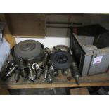 Miscellaneous lot of redundant tool holders