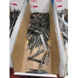 Box of assorted drill bits