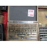 Set of slip gauges