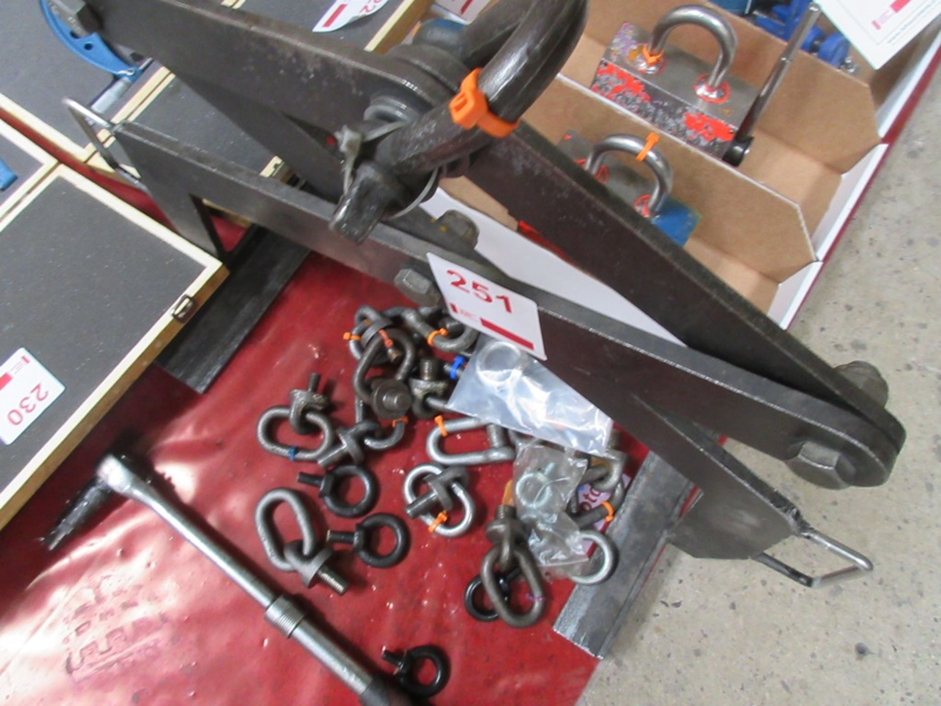 Crane attachment scissor material grab