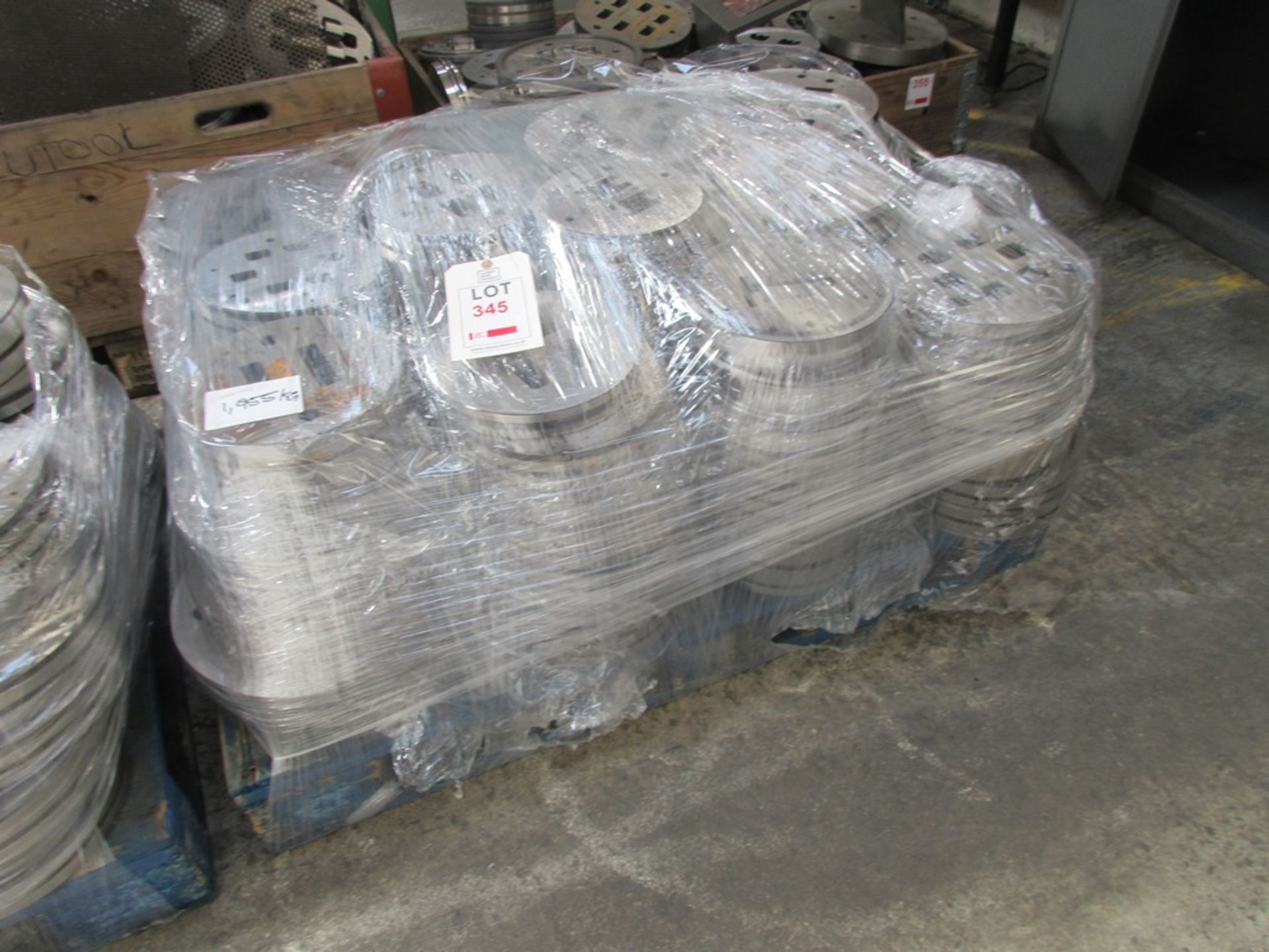 Pallet of assorted scrap dies, approx weight 1,900kg