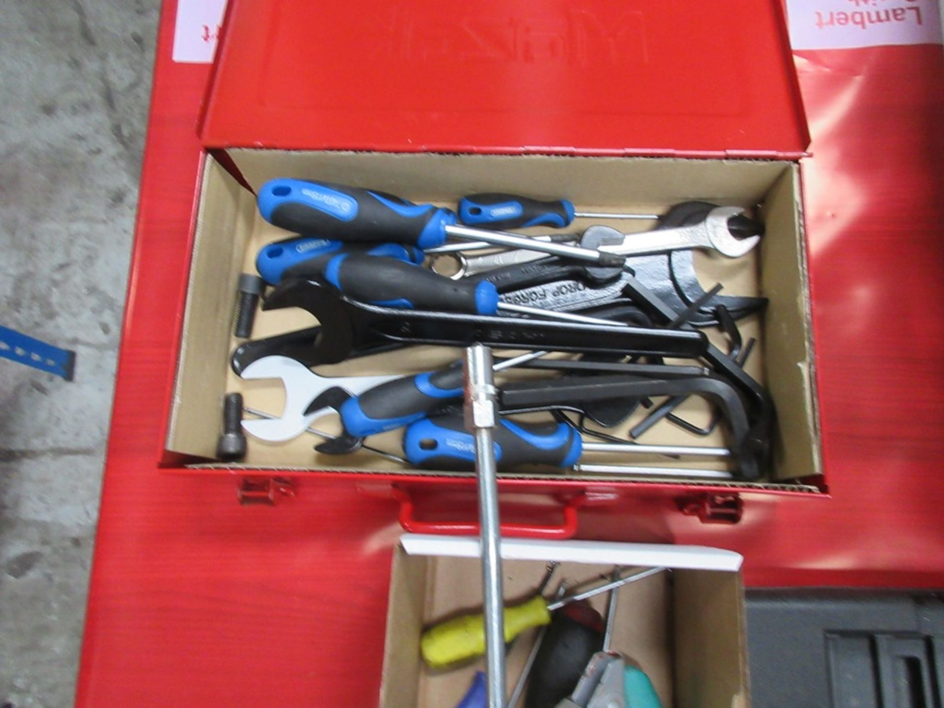 Assorted hand tools including spanners, screwdrivers, grease guns, Torx, etc. - Image 2 of 4